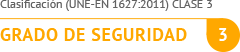 Certificado grado 3 puertas de seguridad